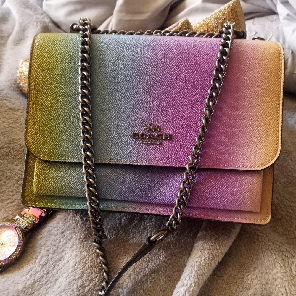Coach klare ombre purse. Authentic